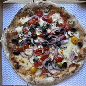 Summer Veggie - olives, red onion, peppers